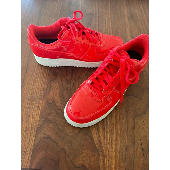 Mens Nike Air force 1 shoes UV red pink 12 AJ9505-800 2018 hipster designer - Picture 1 of 15